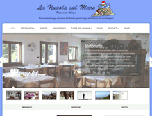 Tablet Screenshot of lanuvolasulmare.com